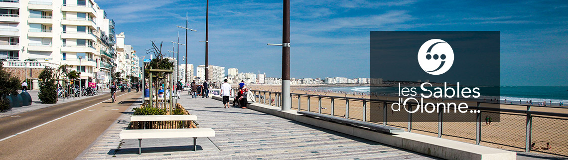 Ville des Sables d'Olonne, station balnéaire de la Vendée